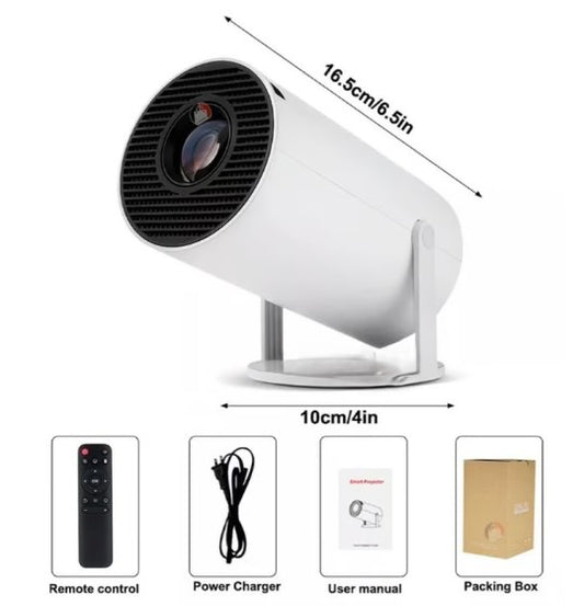 Mini Proyector Inteligente HY300 PRO 4K Android Wifi Bluetooth