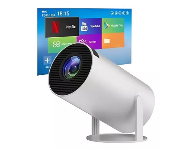 Mini Proyector Inteligente HY300 PRO 4K Android Wifi Bluetooth