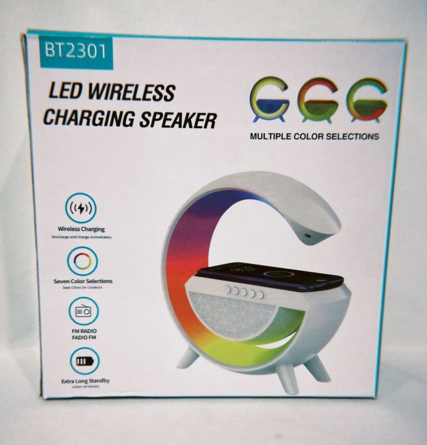 Parlante cargador inhalámbrico bluetooth