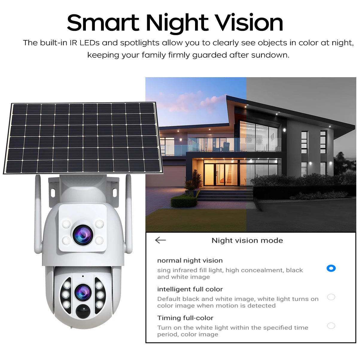 Cámara de Seguridad Solar JOOAN 4K, Inalámbrica Exteriores