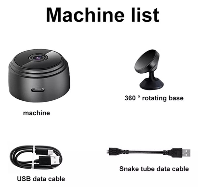 Mini Camara de Seguridad A9 Wifi HD 1080P