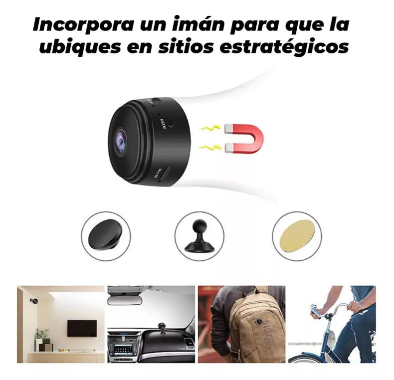 Mini Camara de Seguridad A9 Wifi HD 1080P