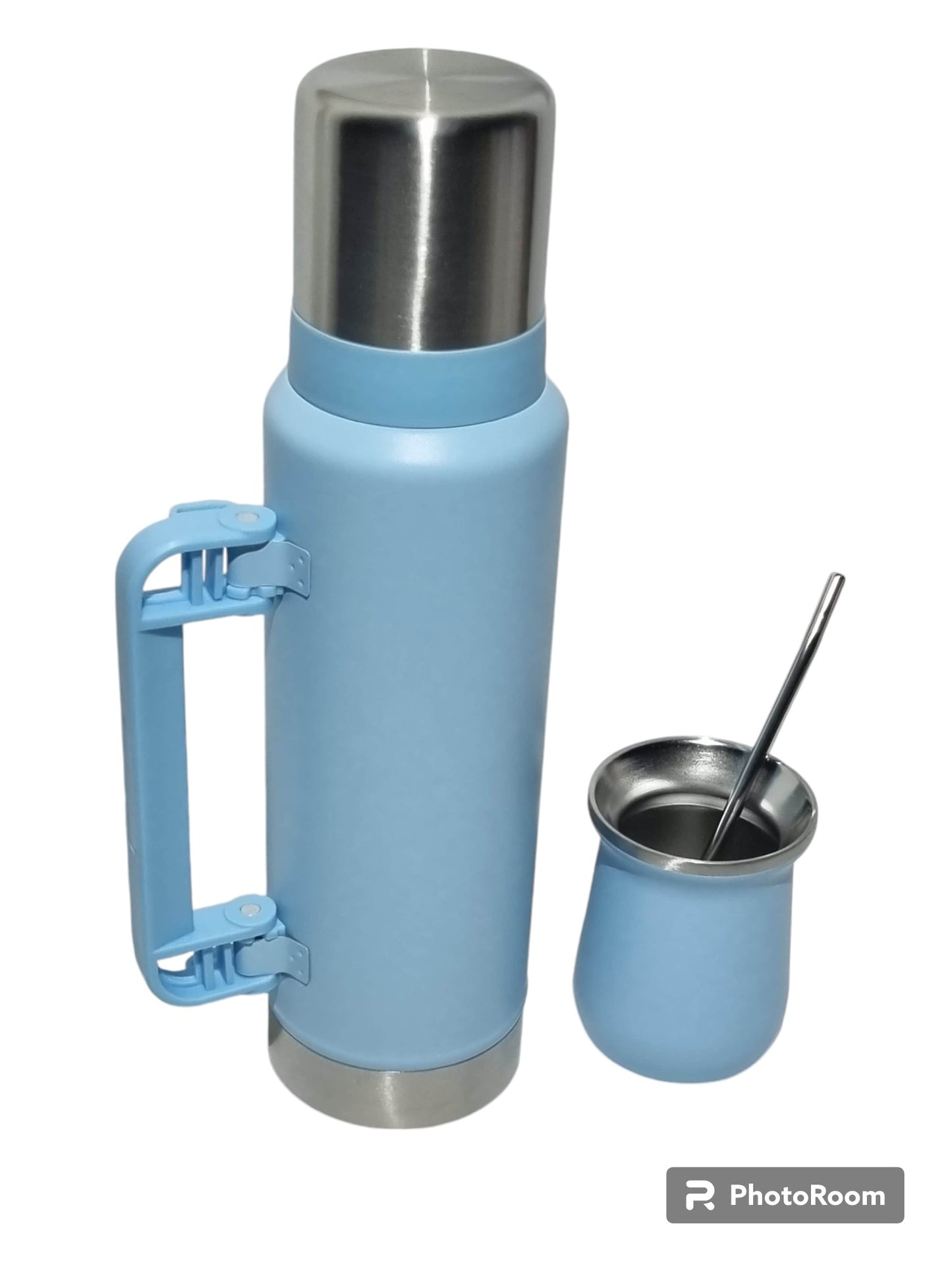 Kit Termo con mate acero inoxidable 1200 ml