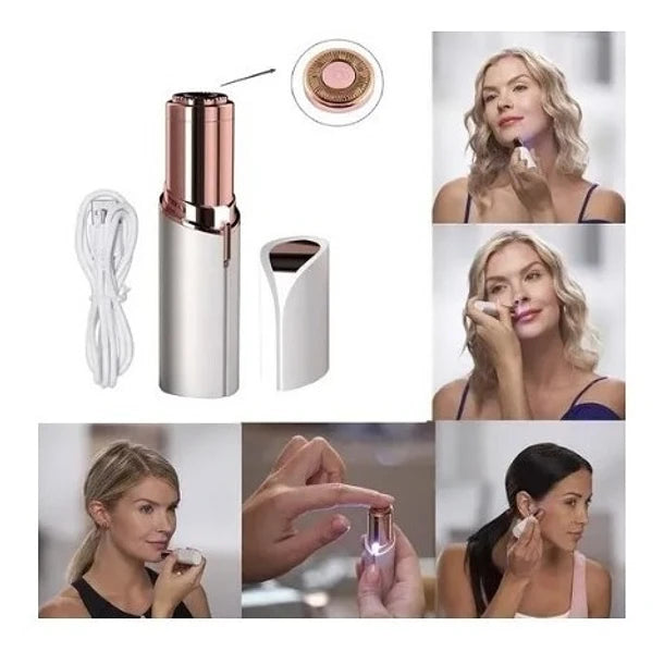 Depiladora facial removedor de vello recargable