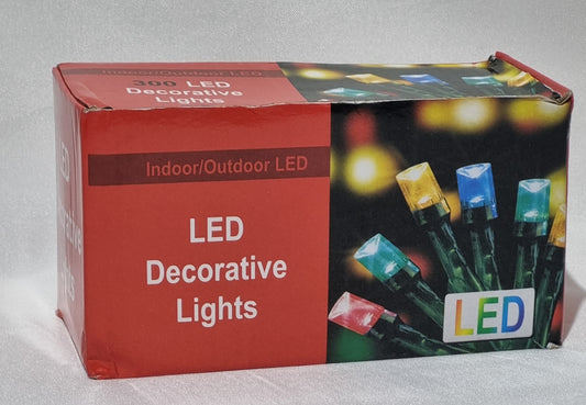Juego luces led 300 unidades decorativas